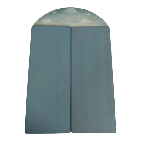 Island Creek Trading Co. Lighthouse Coastal Fold-Out Wooden Picture Frame – Naut - Picture 6 of 7